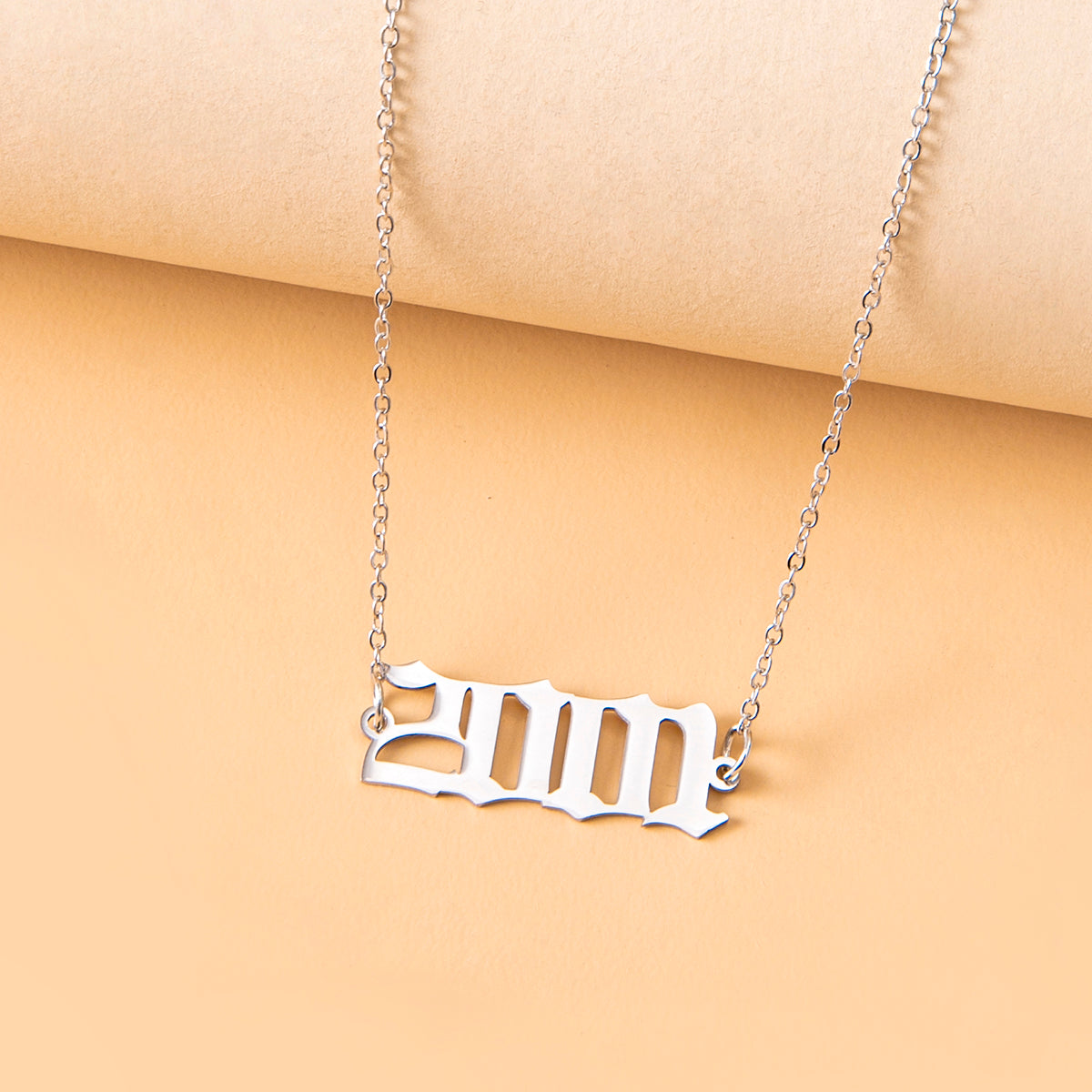 Year Number Necklaces For Women Birthday Date Gifts
