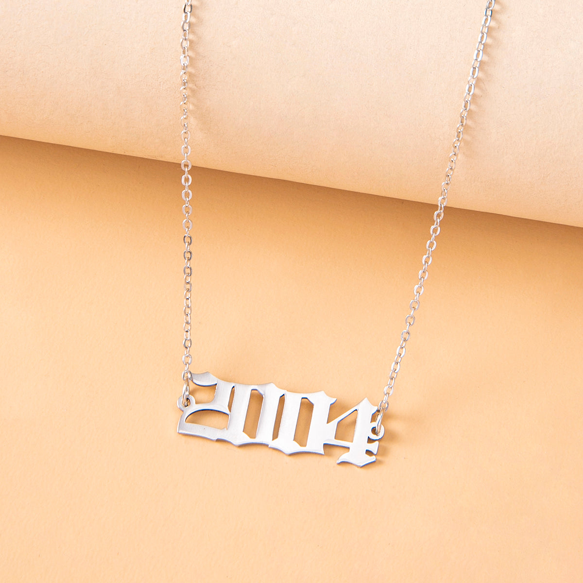 Year Number Necklaces For Women Birthday Date Gifts