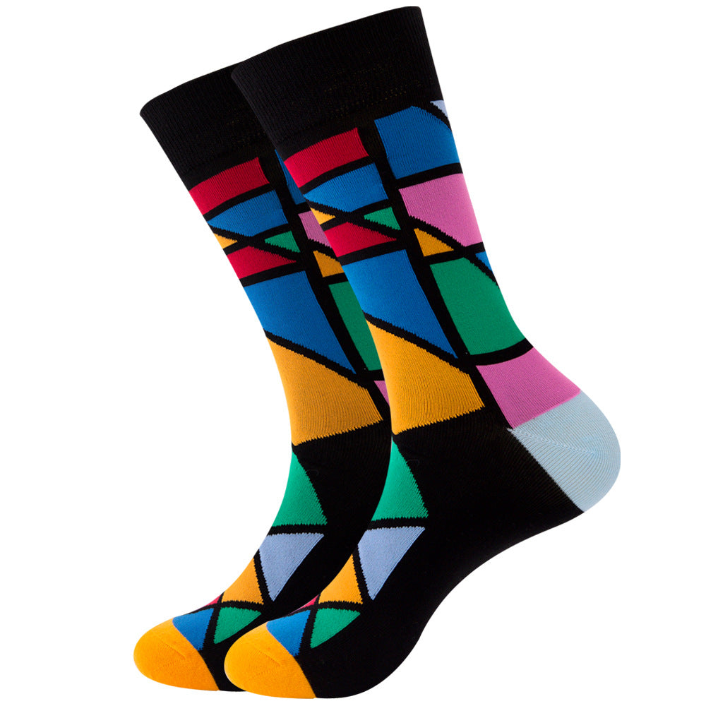 Geometric Fruit Women Socks Street Trend