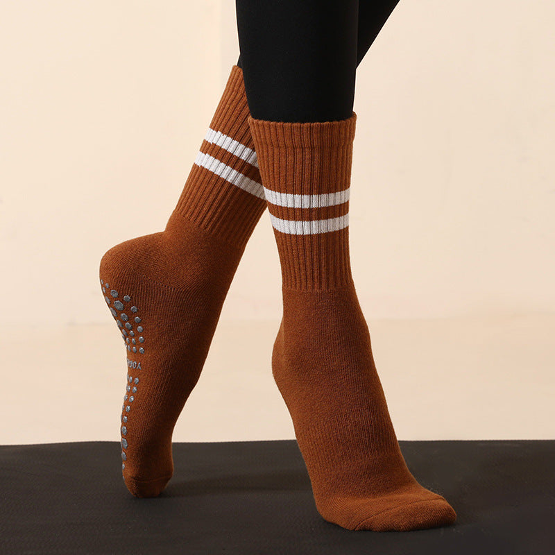 Long Yoga Socks Non-slip Women
