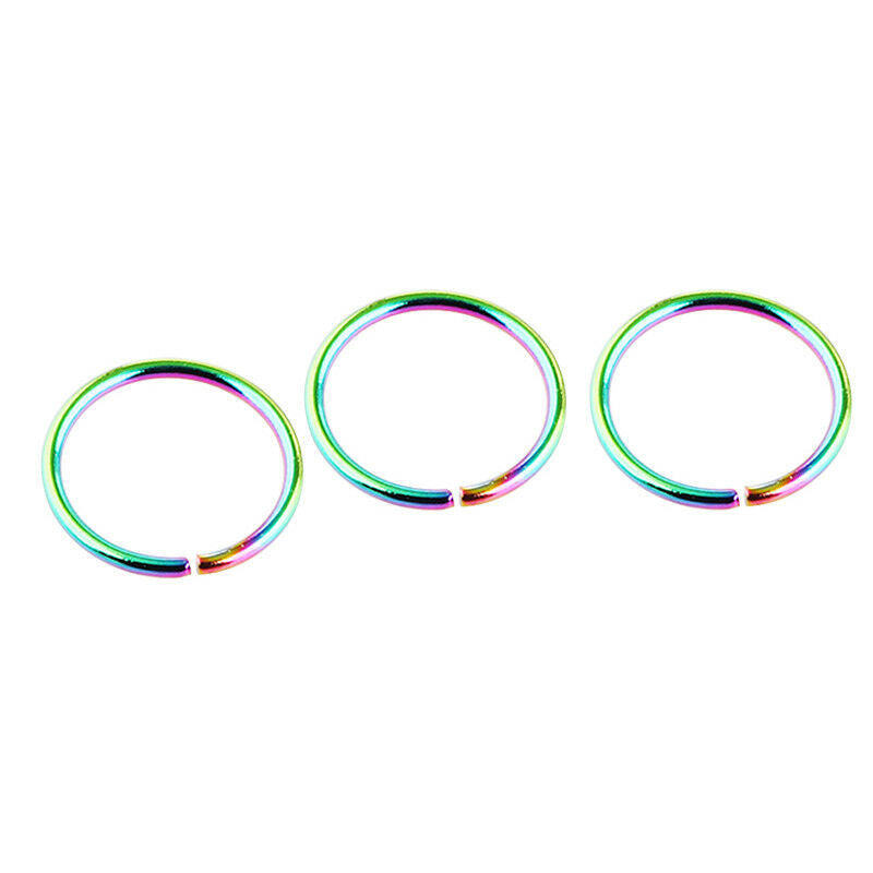 Stainless Steel Nose Ring 5 Colors Piercing Jewelry