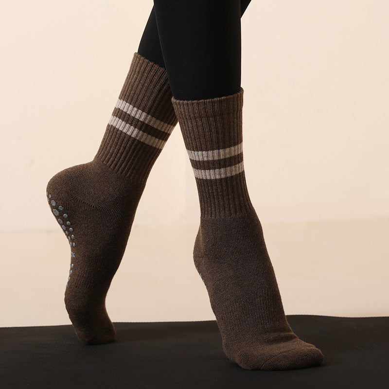 Long Yoga Socks Non-slip Women