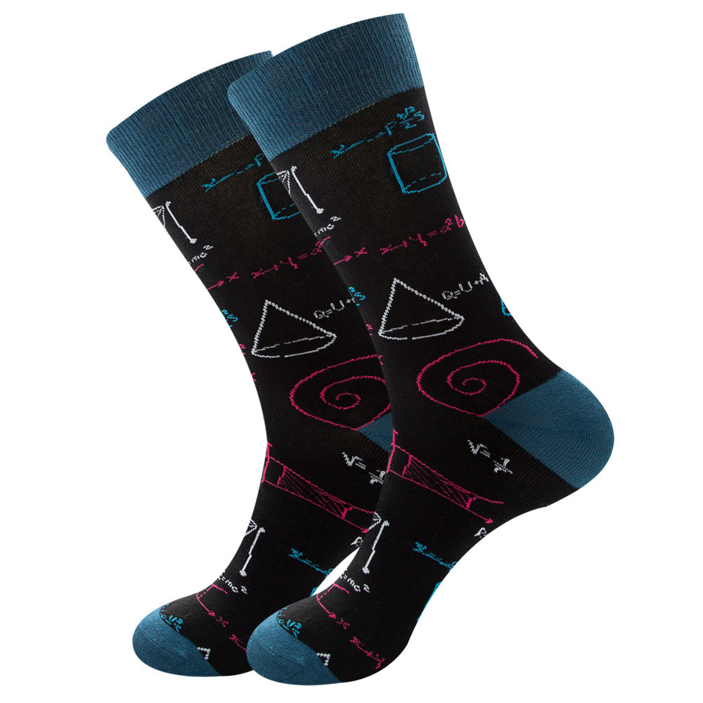 Geometric Fruit Women Socks Street Trend