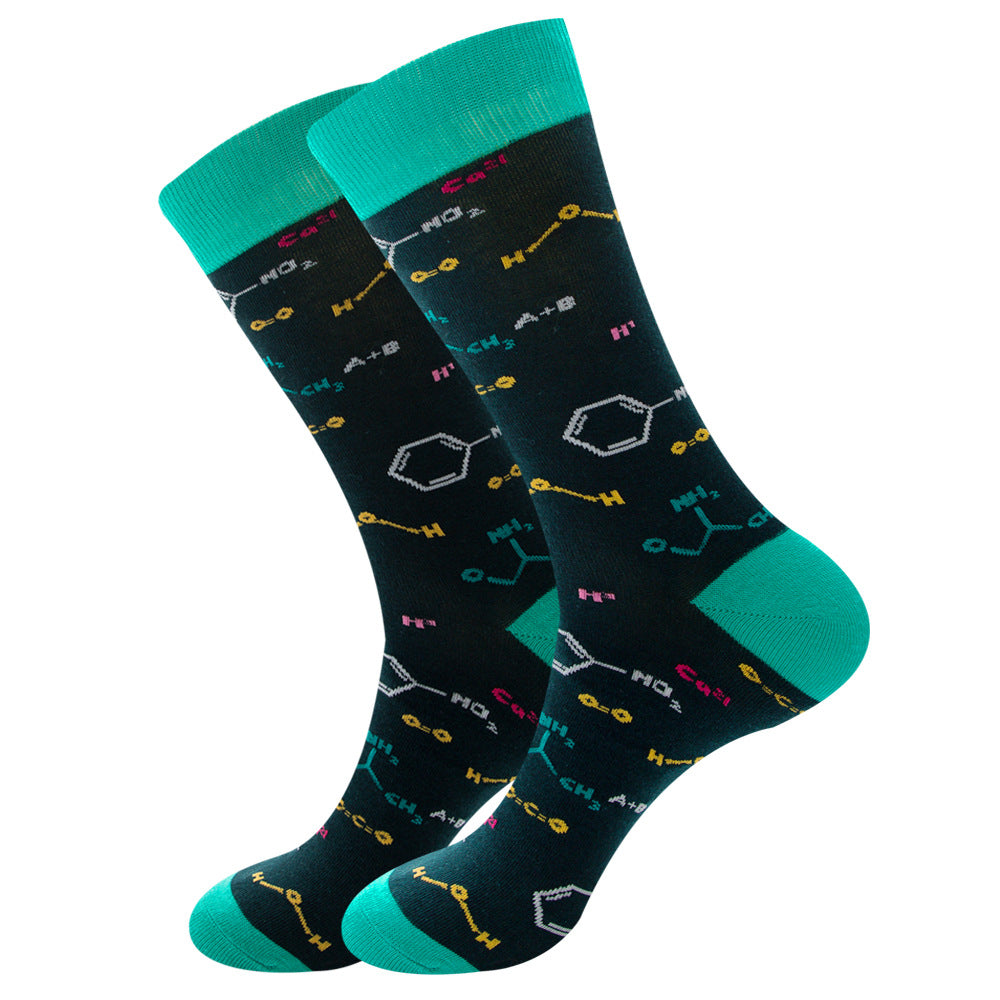 Geometric Fruit Women Socks Street Trend