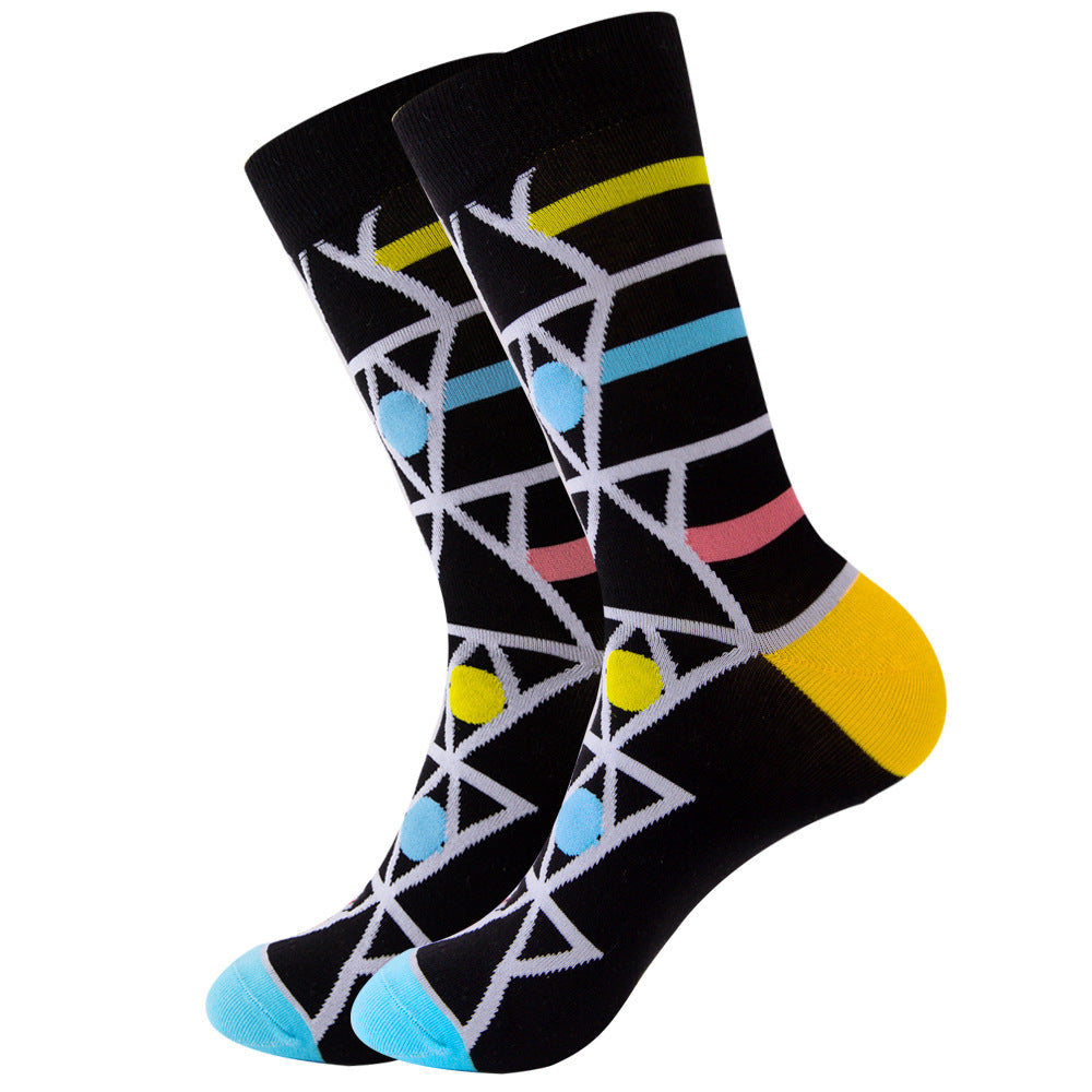 Geometric Fruit Women Socks Street Trend